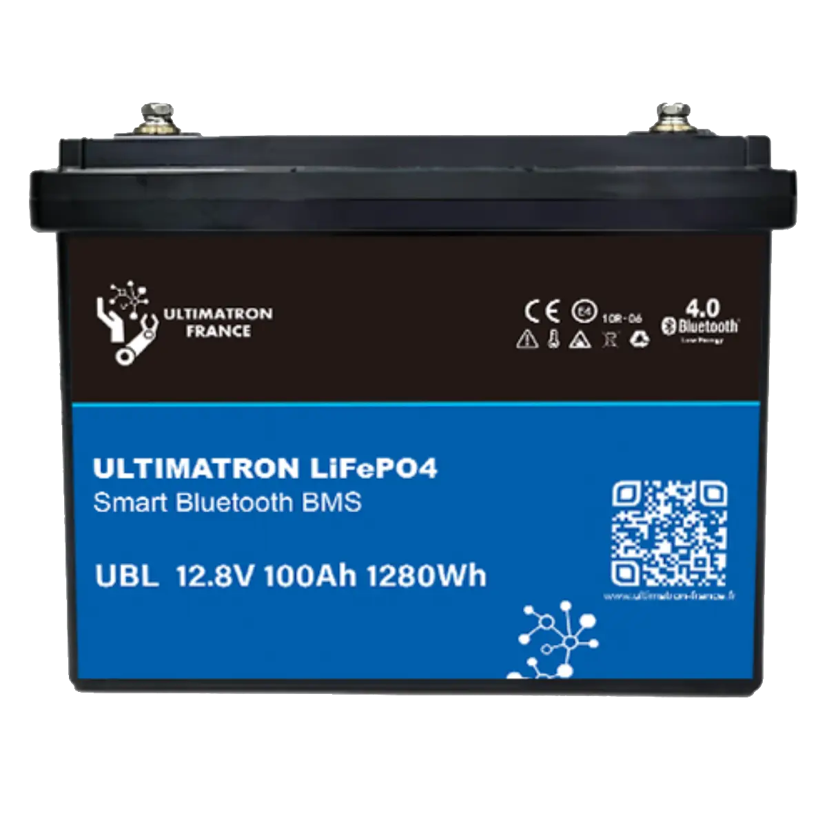 Batterie connectée Lithium LiFePO4 12V 100Ah, série UBL PRO