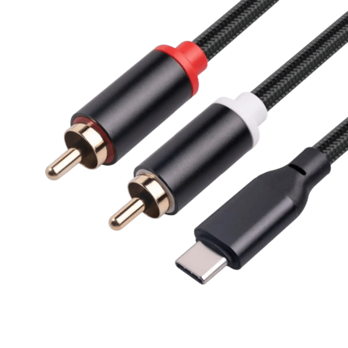 Câble audio USB-C vers 2 RCA - 1M