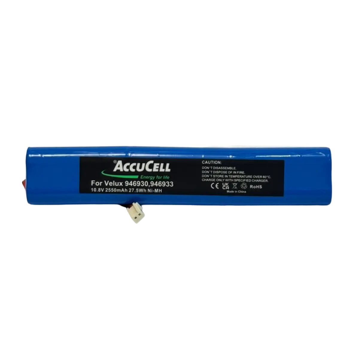 Batterie de remplacement 10.8V 2550mAh pour volet roulant solaire Velux – Compatible moteurs SSL