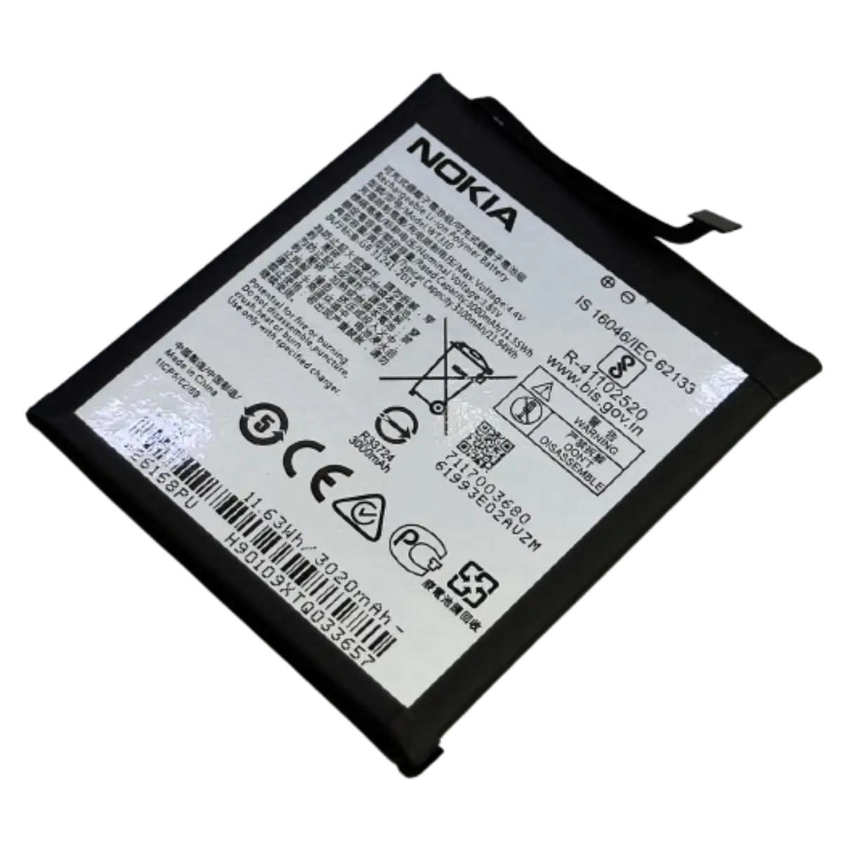 Batterie d'origine WT330 pour téléphone portable Nokia 4.2