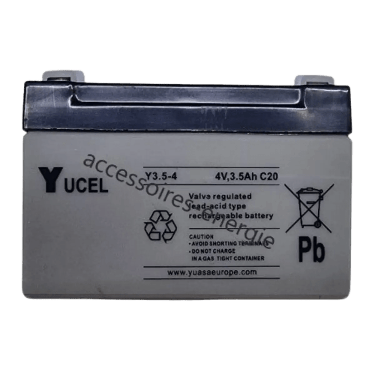 Batterie Plomb Y3.5-4 4v 3.5Ah - Accessoires Energie