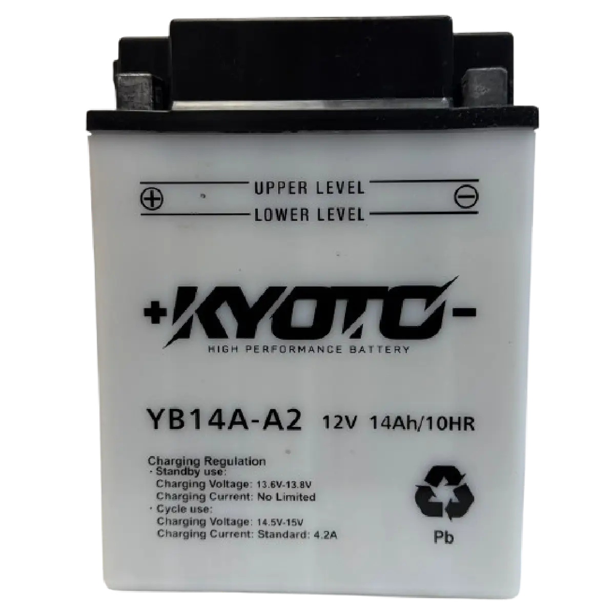 Kyoto - Batterie YB14A-A2 avec entretien, livrée avec Pack Acide