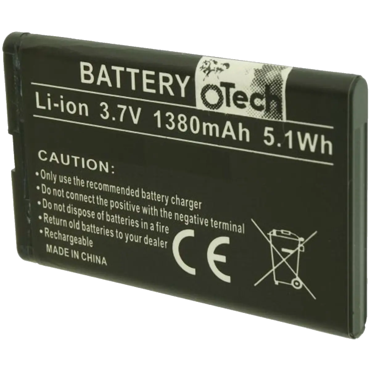 Batterie 3.7V Li-ion 1380mAh YEA W56P, 5800