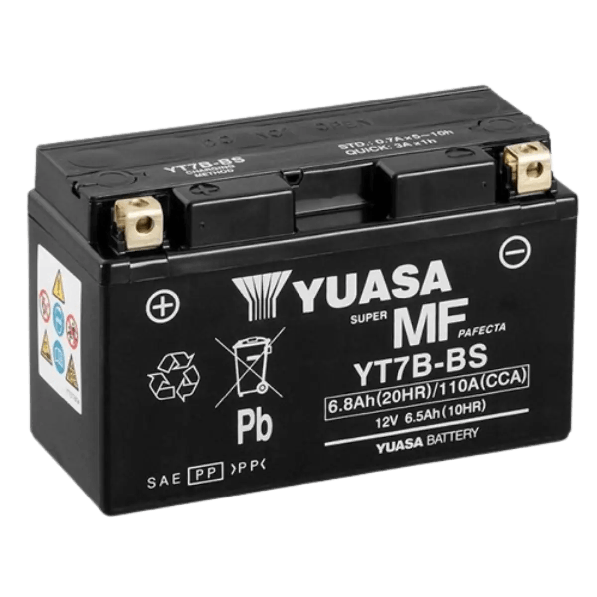 Yuasa - Batterie YT7B-BS SLA AGM