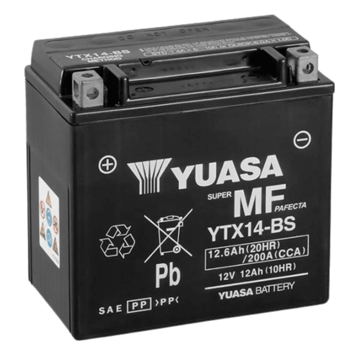Yuasa - Batterie YTX14-BS SLA AGM