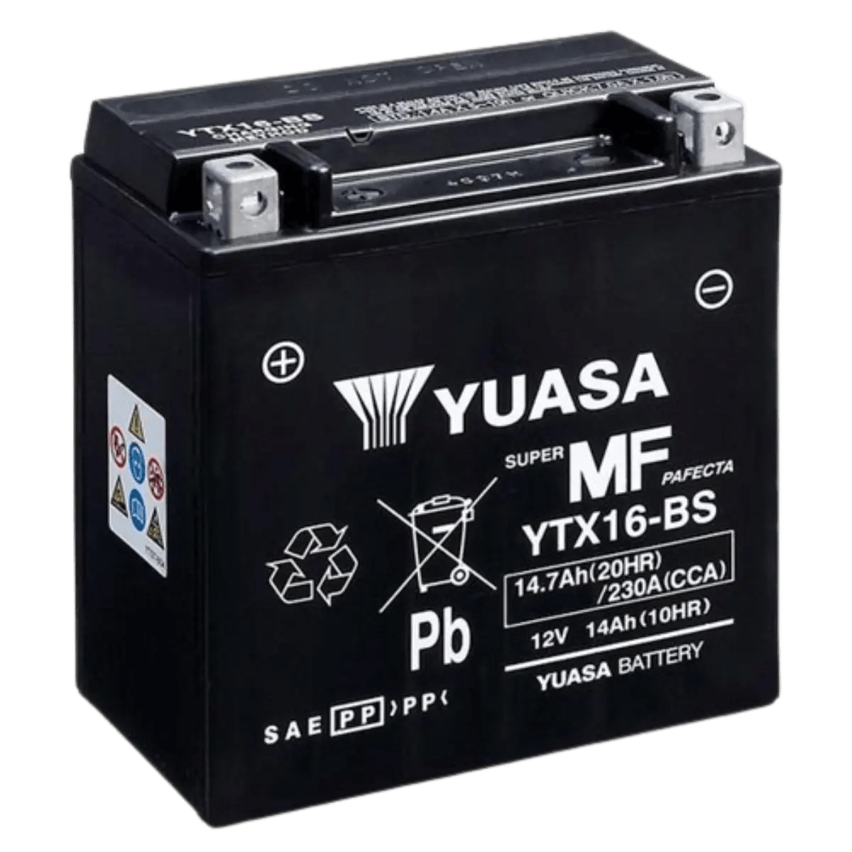Yuasa - Batterie YTX16 SLA AGM