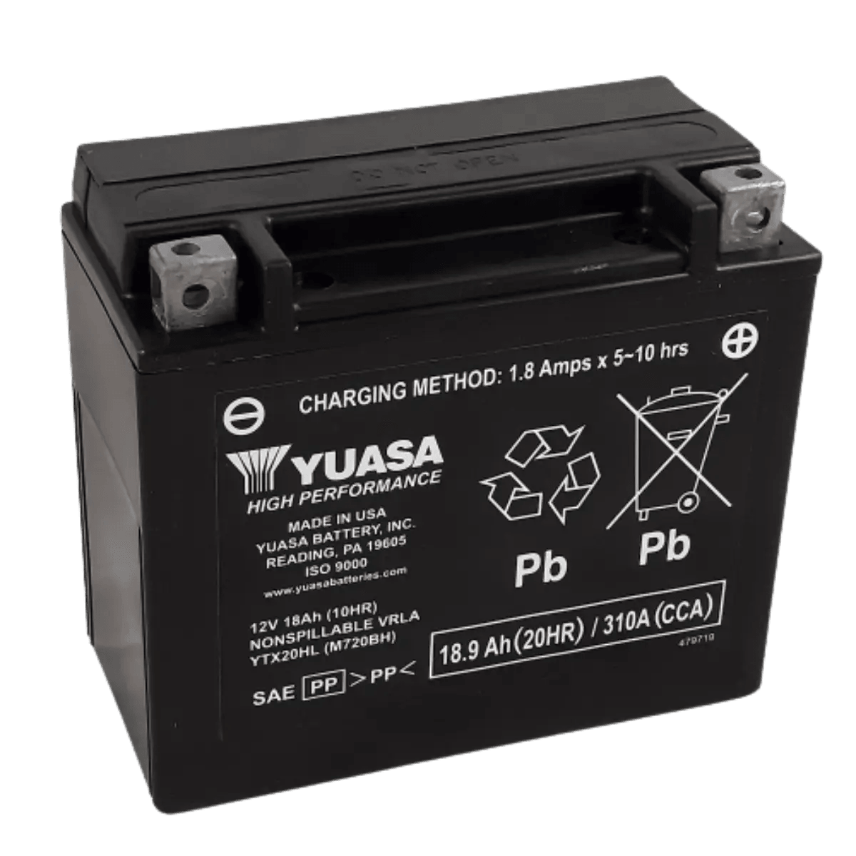 Yuasa - Batterie YTX20HL SLA AGM