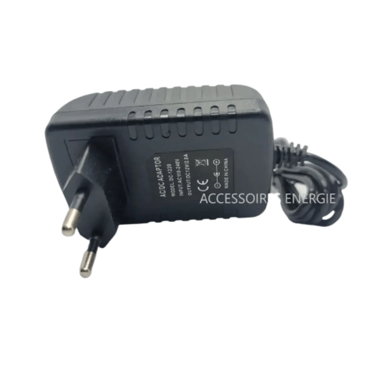 Alimentation 12V 2A connecteur mâle femelle - photo 2