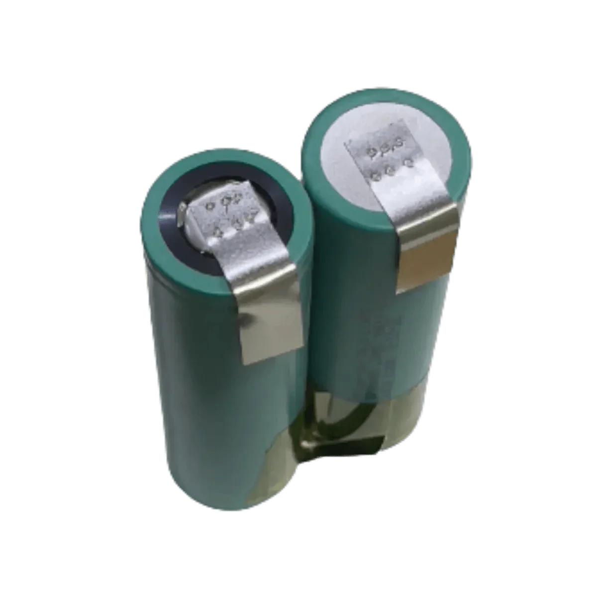 Pack 2S1P 18650 sans BMS, 65 x 36 x 16 mm