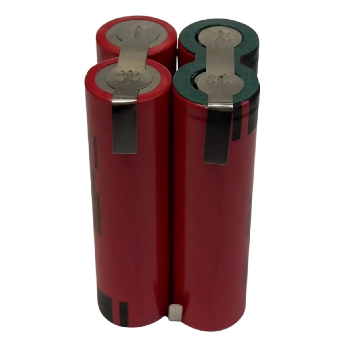 Accu Li-ion 7.2V 7000mAh 2S2P, détail des pattes à souder