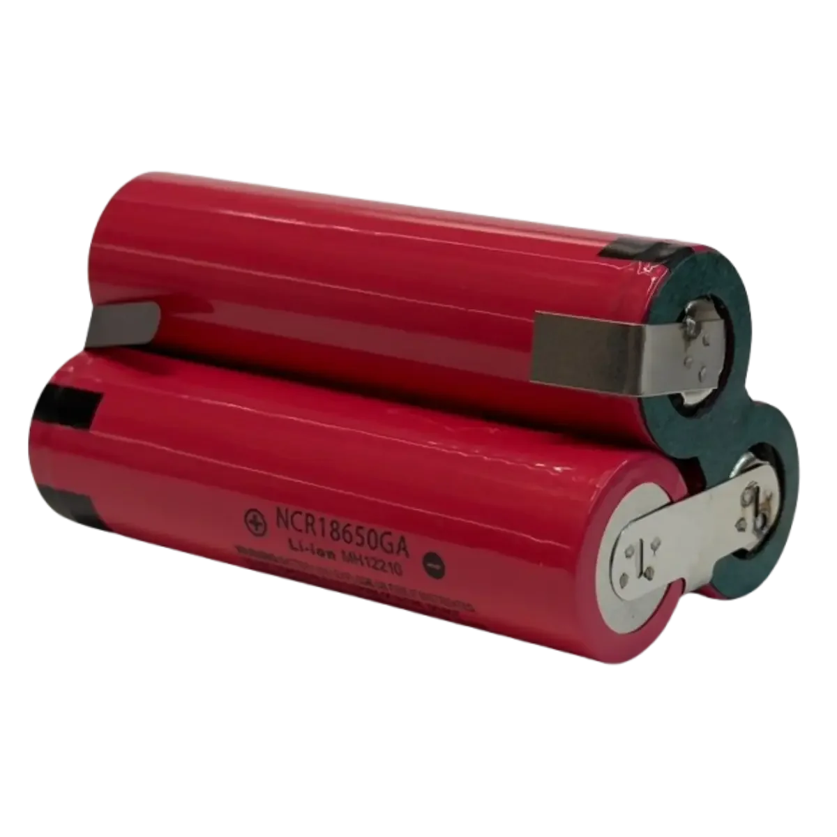 Accu Li-ion 10.8V 3500mAh 3S1P, détail des pattes à souder
