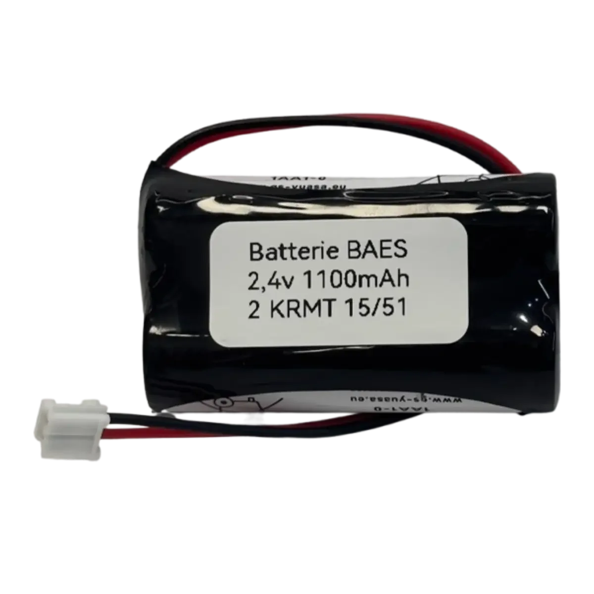 Batterie BAES 2KRMT 15/51 2.4V 1100mAh NiCd