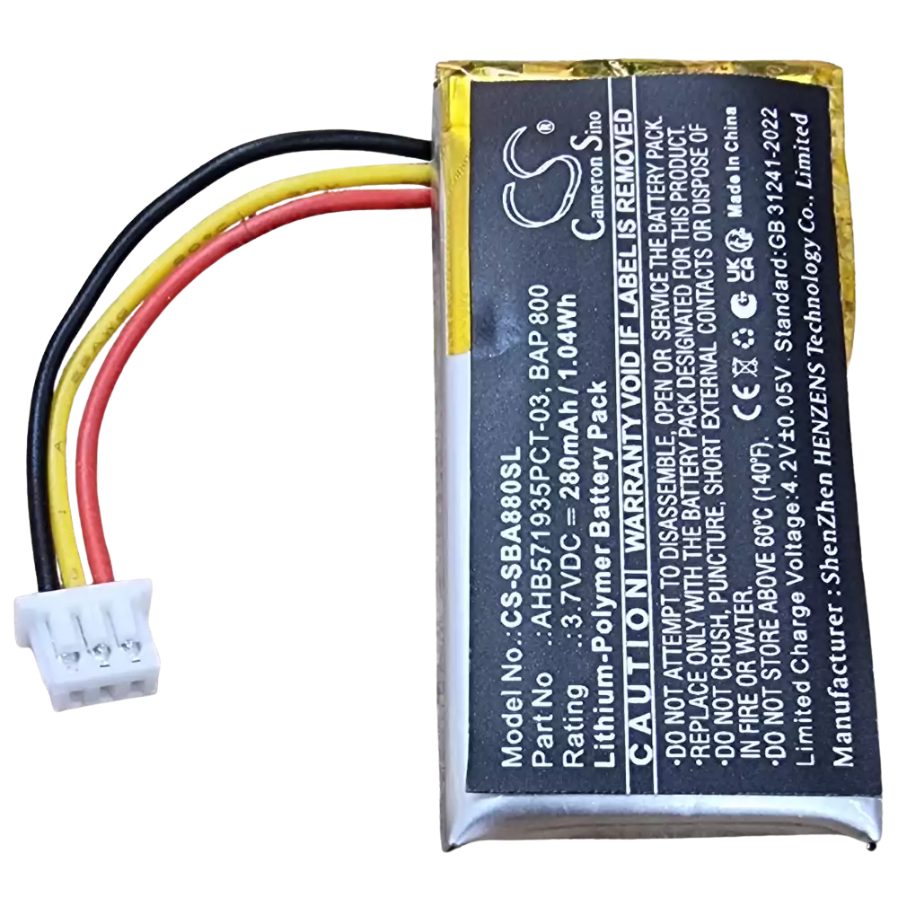Batterie lithium-polymère BAP800 pour Sennheiser - quatrième photo du produit