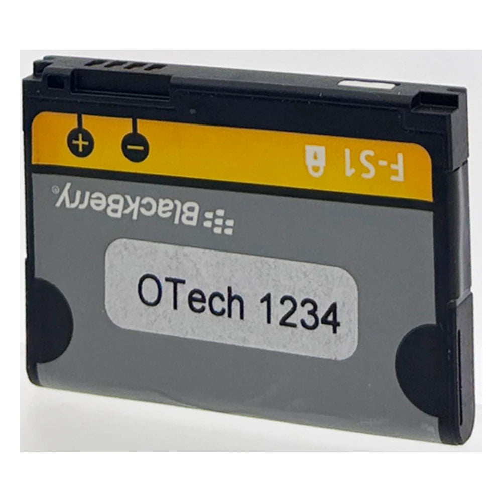 Accu BlackBerry Torch 9810 3.7V vue des contacts