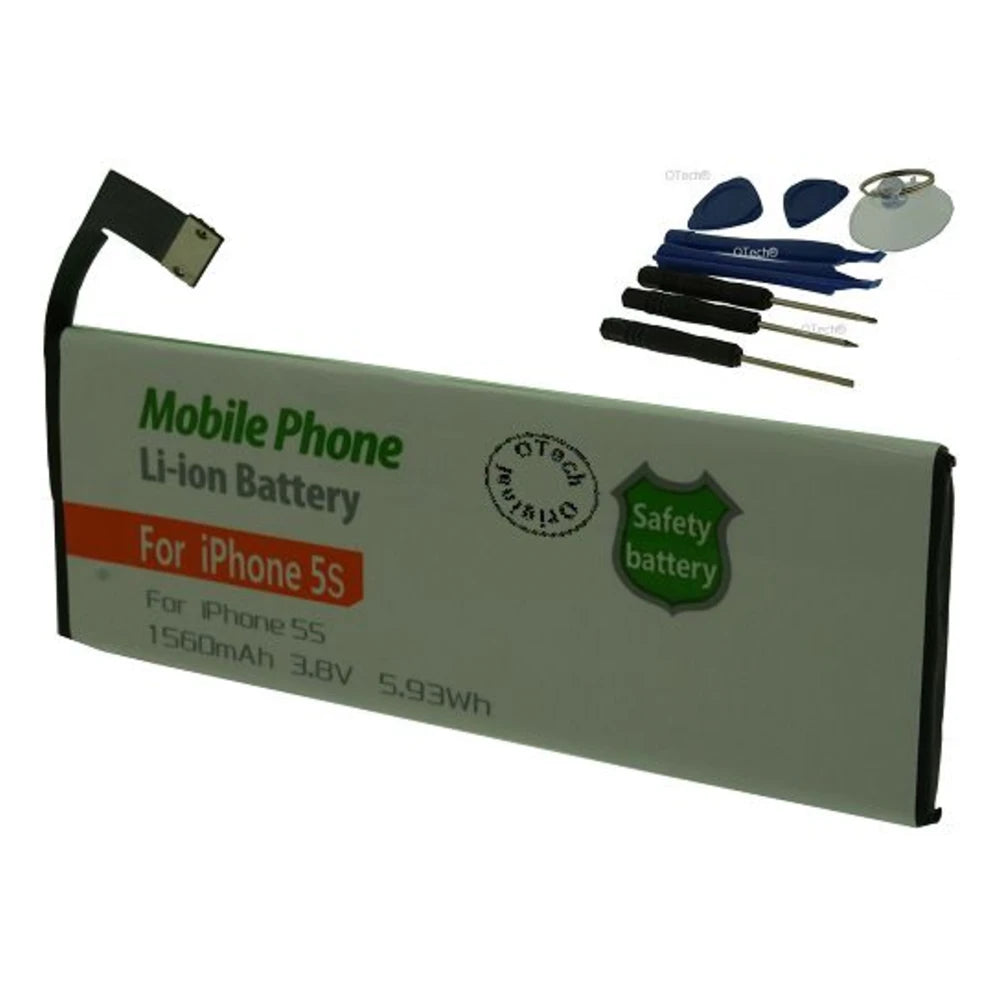Batterie iPhone 5S avec outils 1560mAh type 616-0718