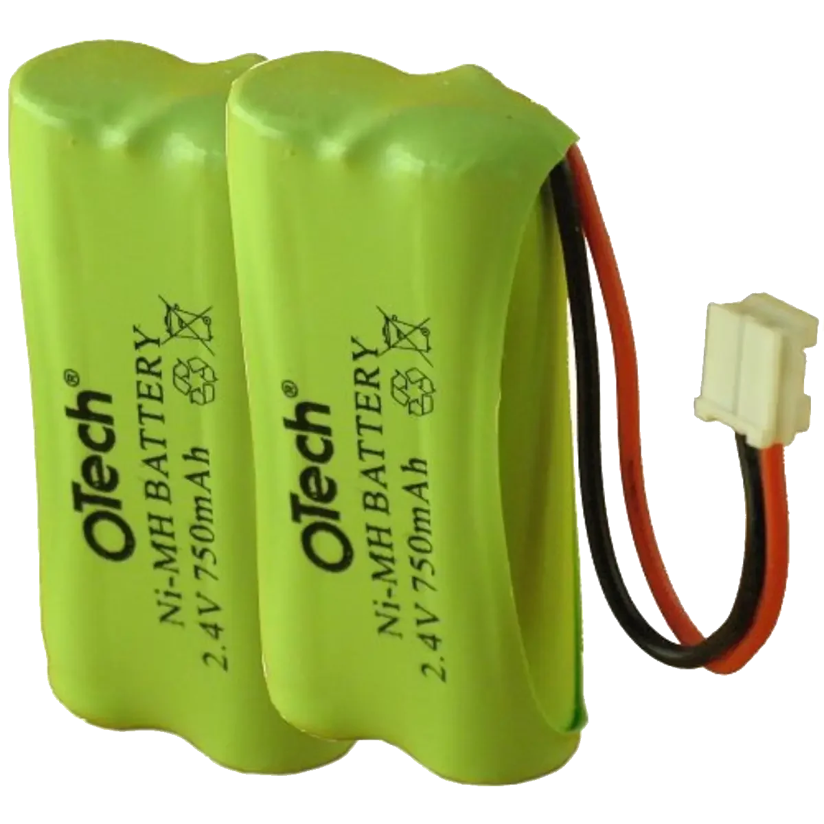 Lot de 2 batteries téléphone sans fil 2.4V NiMH 750mAh - photo 1