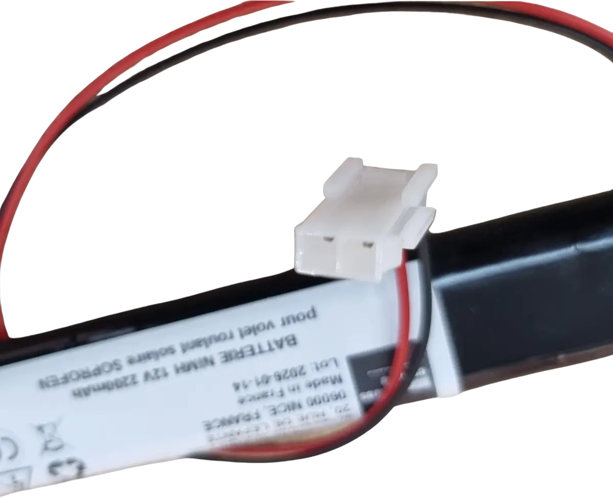 Batterie NiMH 12V 2200mAh pour moteur de volet roulant solaire SOPROFEN