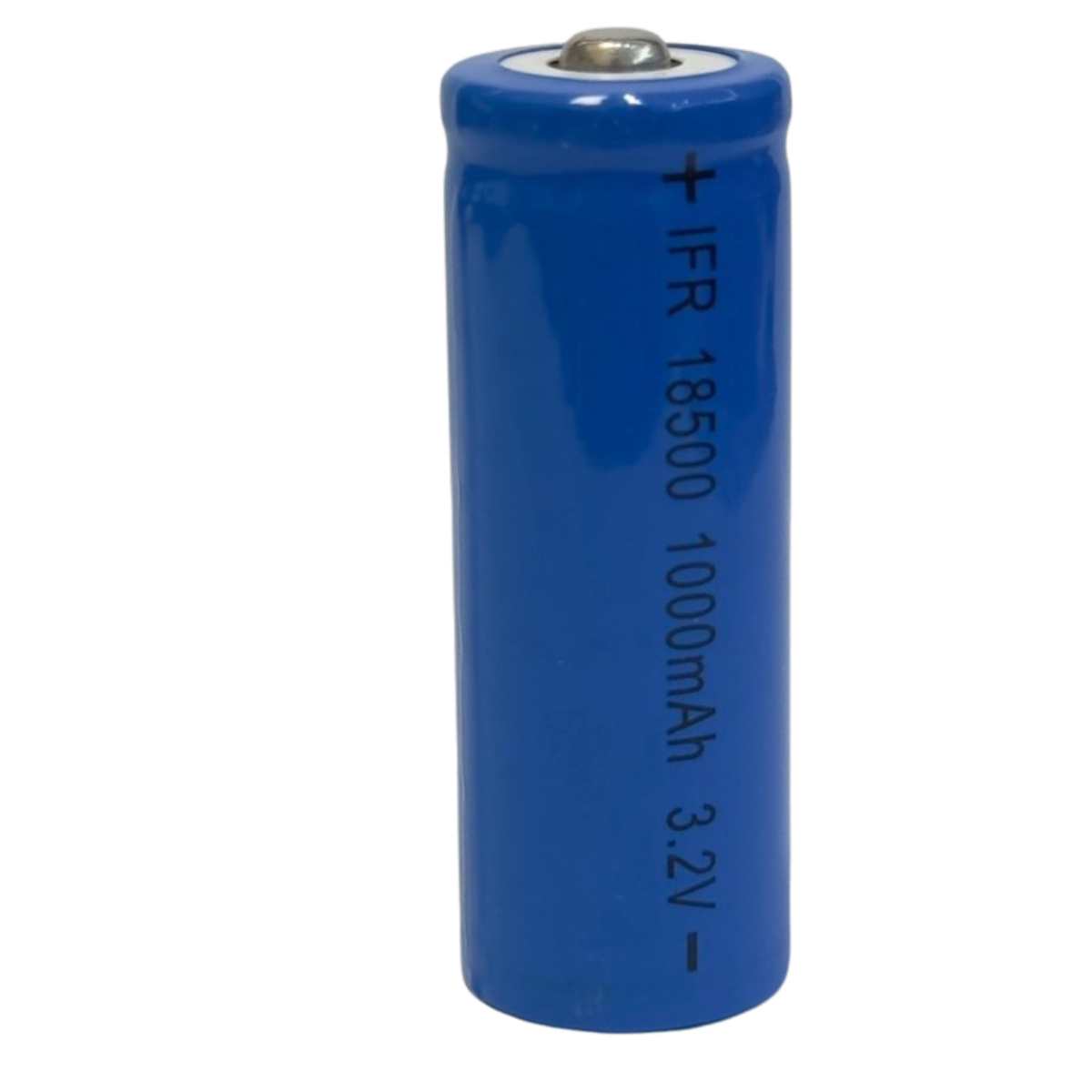 Batterie 18500 LiFePo4 3.2V 1000mAh avec contact rehaussé