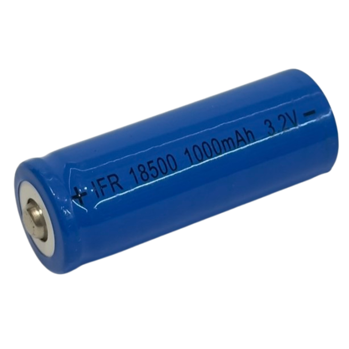 Batterie 18500 LiFePo4 3.2V 1000mAh avec contact rehaussé