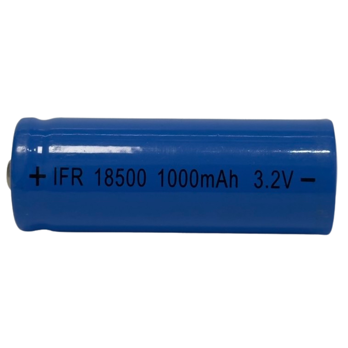 Batterie 18500 LiFePo4 3.2V 1000mAh avec contact rehaussé