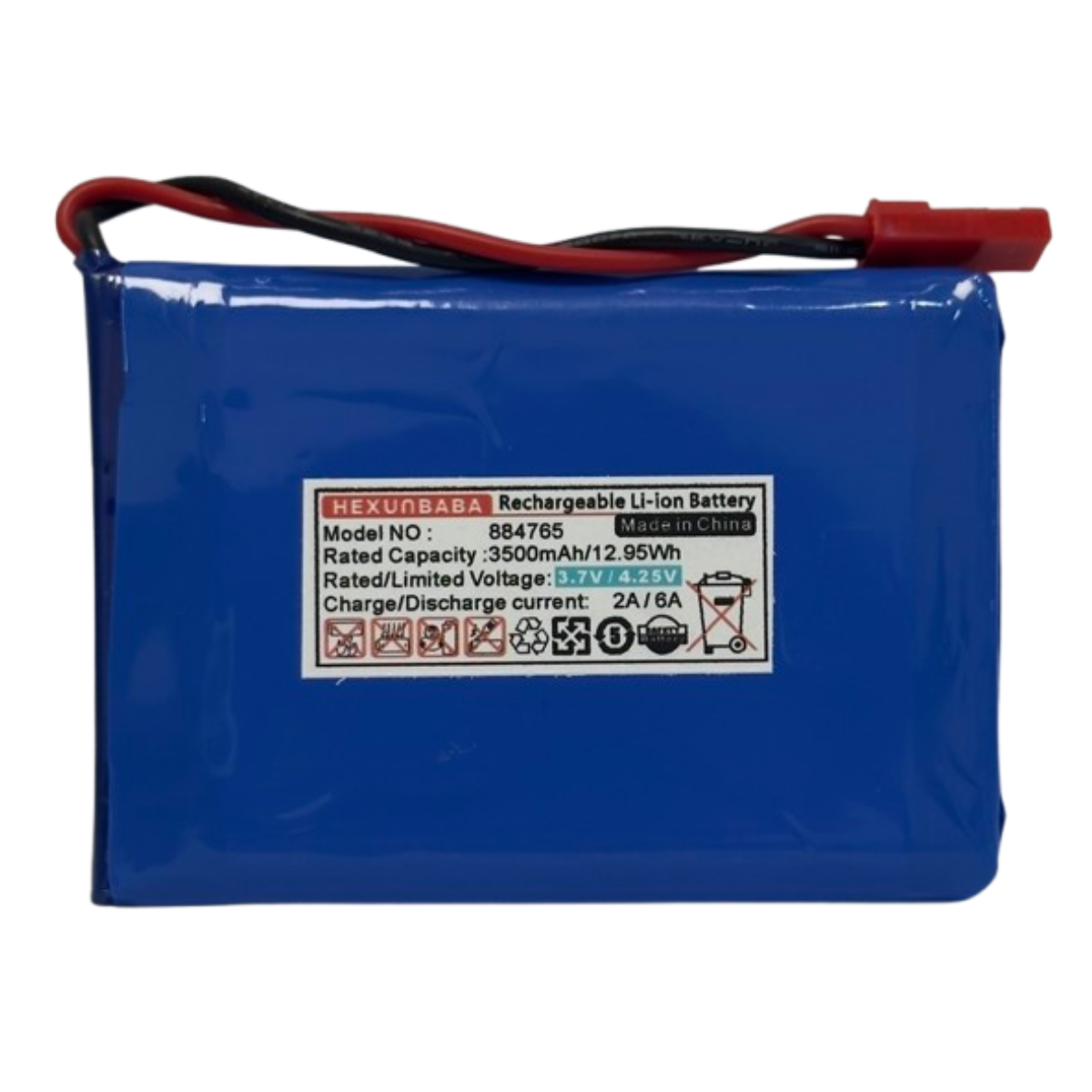 Batterie 884765 LiPo 3.7V 3500mAh