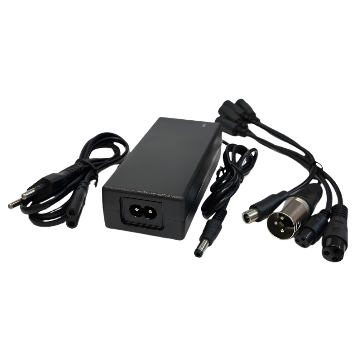Chargeur 42V 2A universel pour batterie 36V Lithium-ion – Hoverboard, Trottinette, Gyroskate, Gyropod, Skateboard