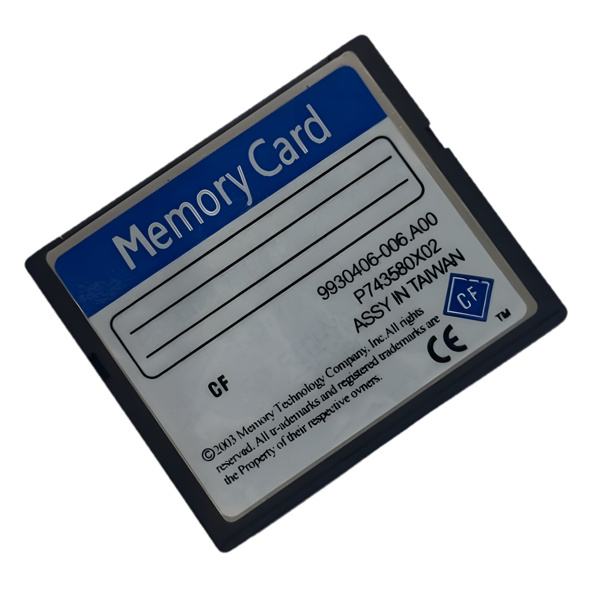 Carte mémoire Compact Flash 1Gb
