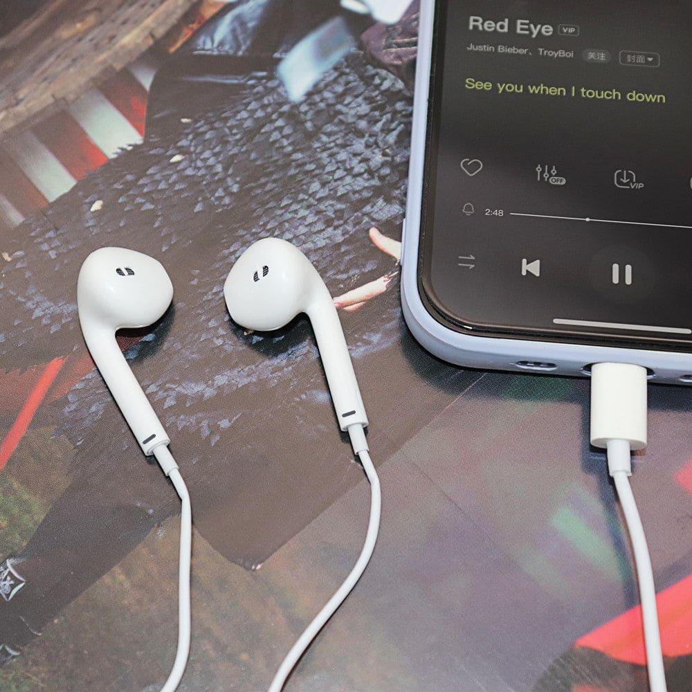 écouteurs Intra-auriculaires Filaires, avec Micro, pour Iphone 13 12 11 Pro Xr X 8 plus Max Accessoires Energie