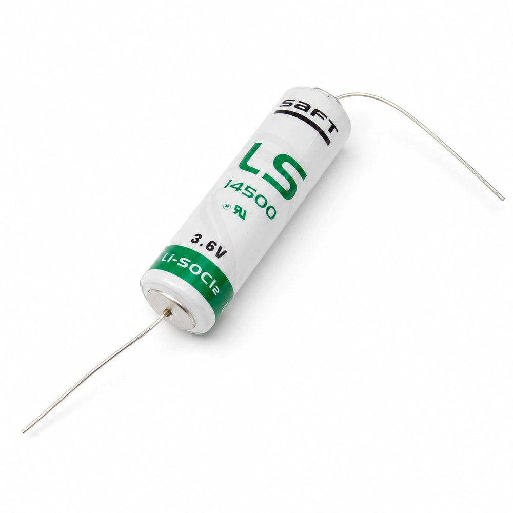 Pile SAFT LS14500 CNA 3.6V 2.6Ah photo produit sur fond blanc