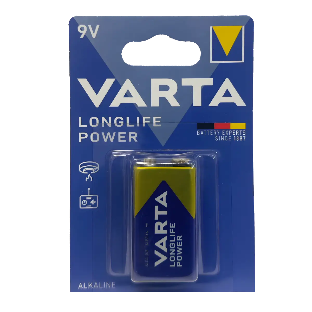 Gängige Alkalibatterien Blister AAA-AA-CD-LR1 und 9 V
