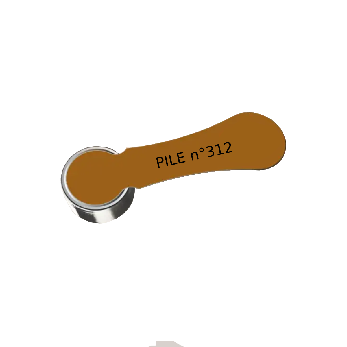 Piles Auditives 312 PR41 – Plaquette Marron x10 (60 Piles)