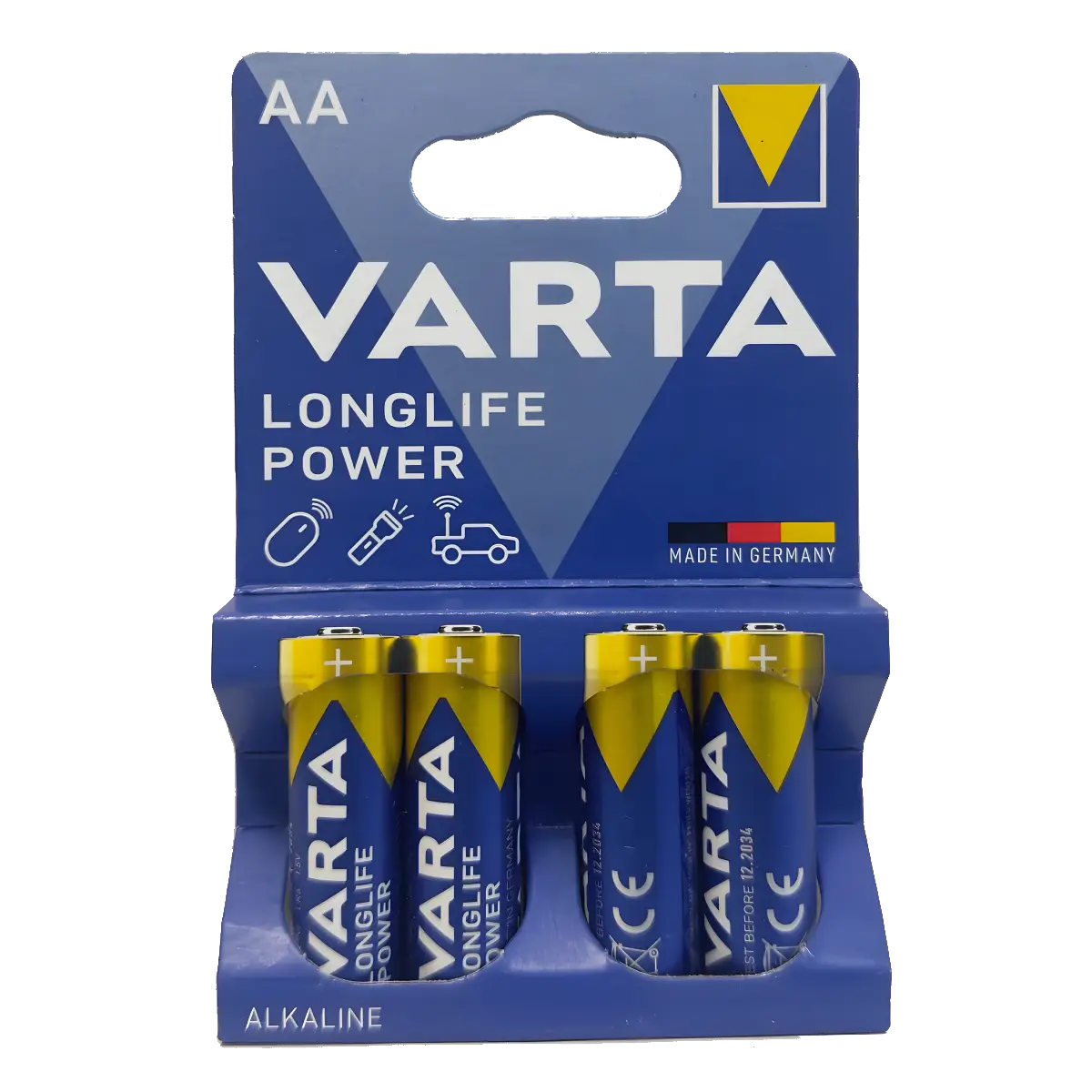 Gängige Alkalibatterien Blister AAA-AA-CD-LR1 und 9 V