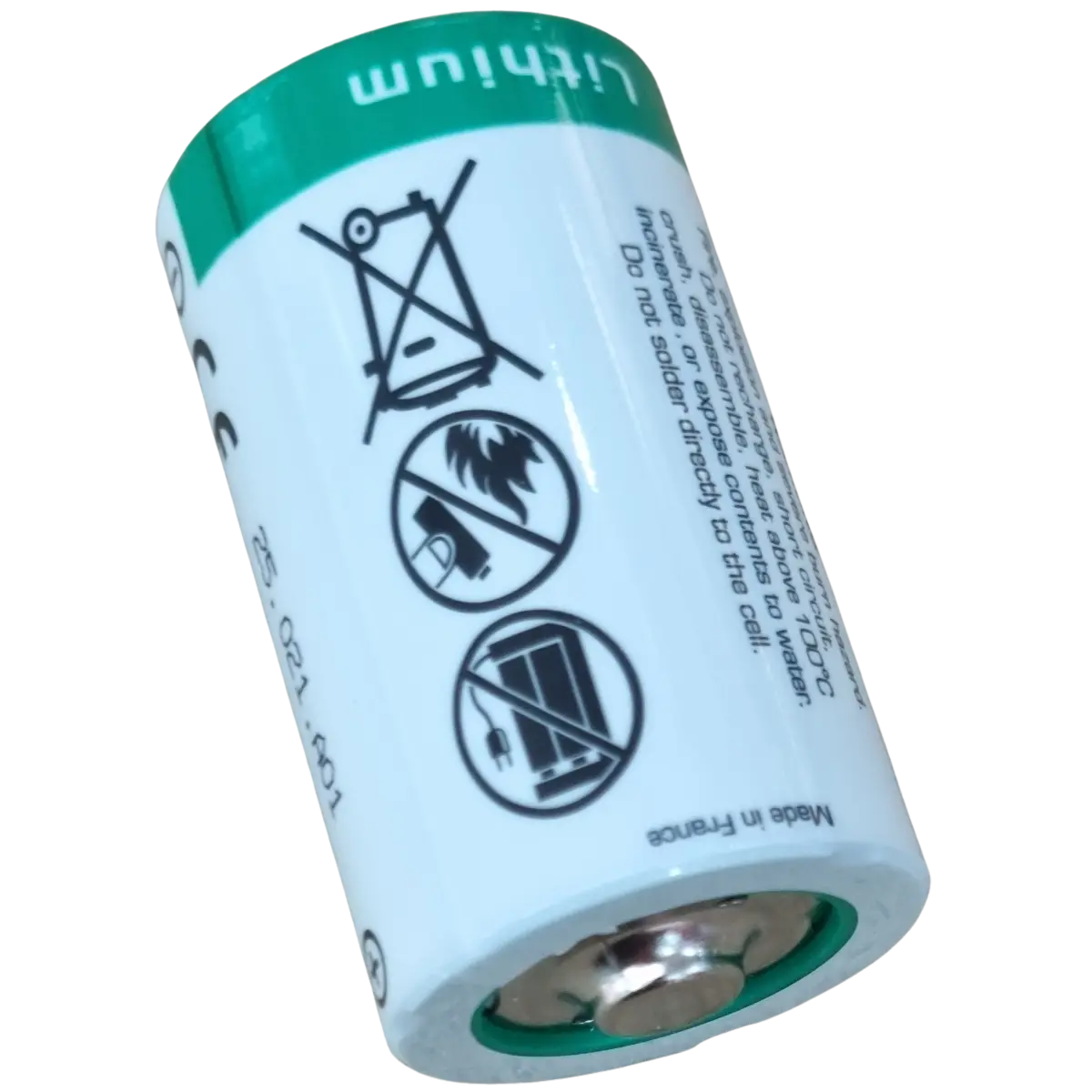 Pile lithium SAFT LSH20 3.6V 13Ah Li-SOCl₂ format D