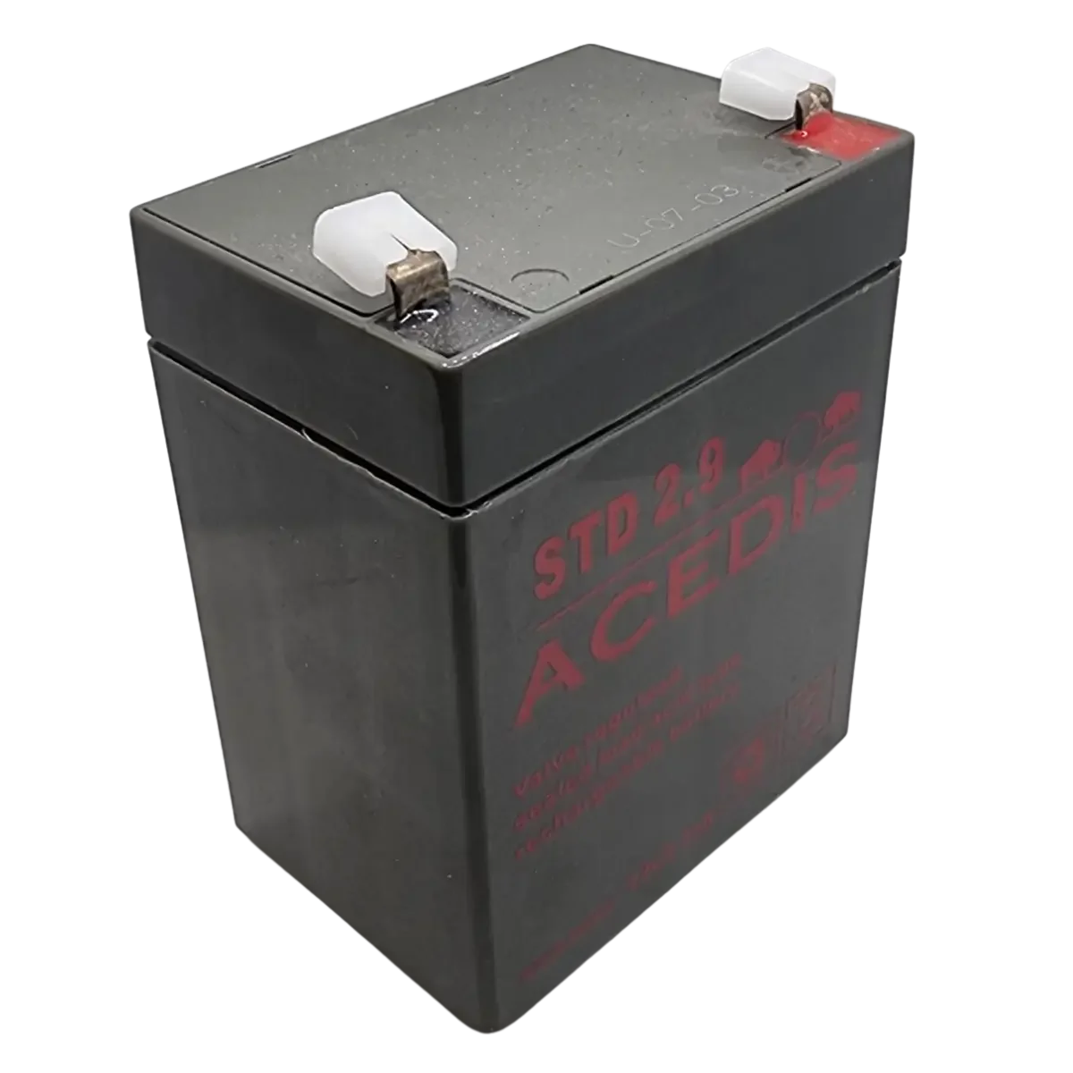 Batterie plomb-acide 12V 2,9Ah pour alarme ou alimentation d'appareils électroniques
