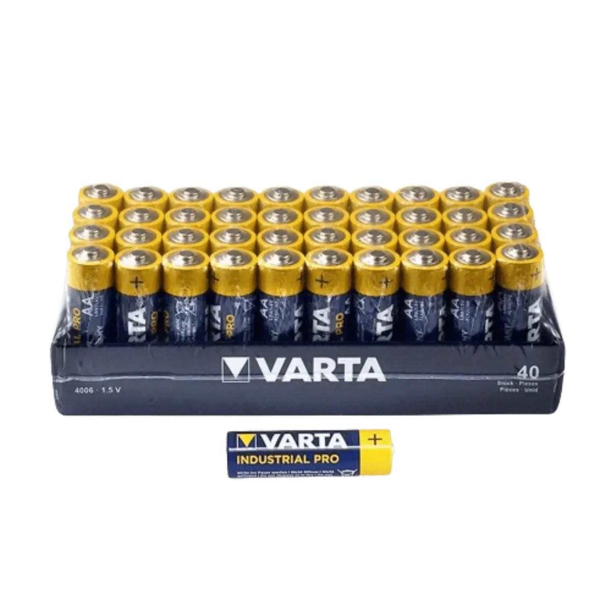Piles Varta Industrial PRO LR6 AA 1,5 V pour approvisionnement professionnel