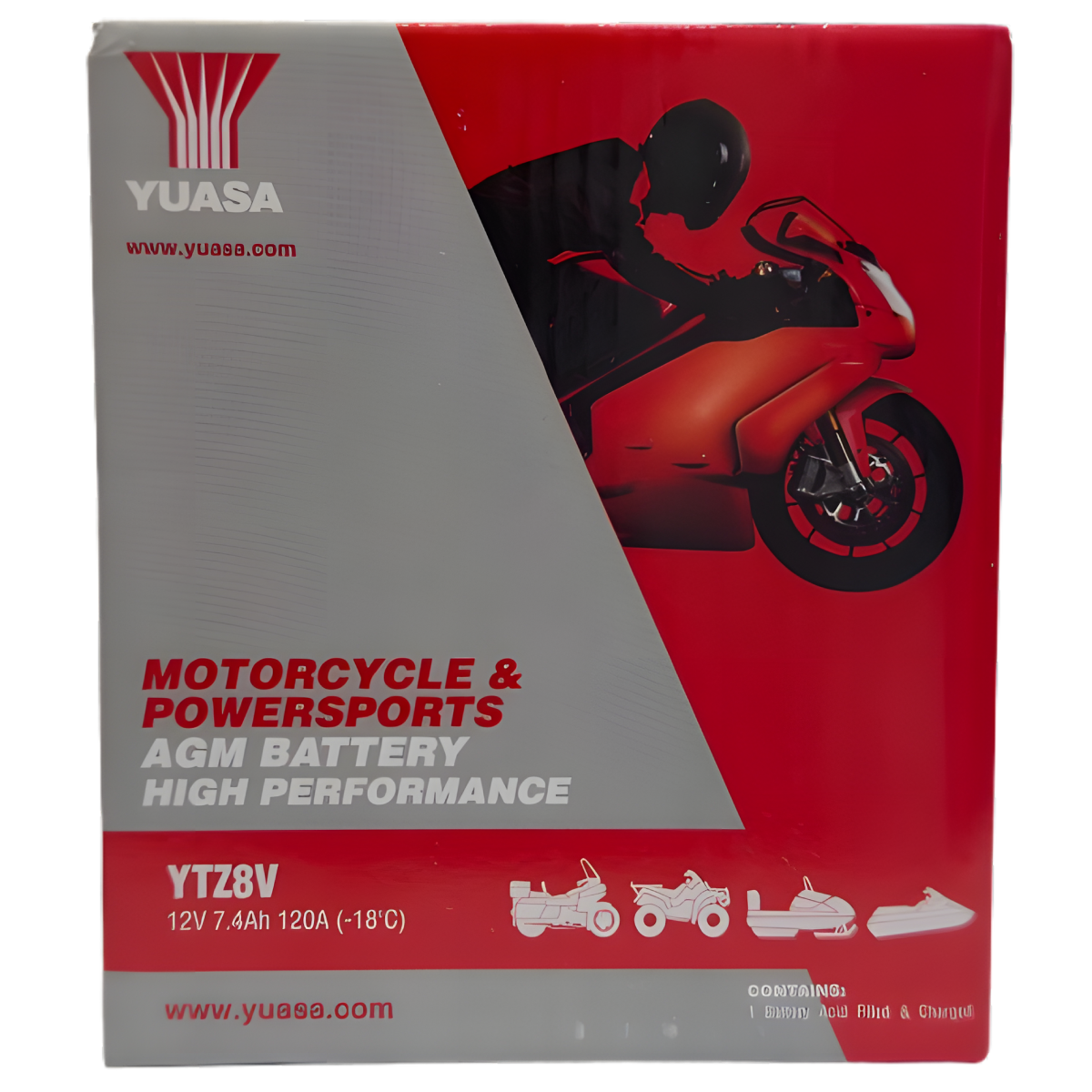 Yuasa - Batterie YTZ8-V SLA-AGM